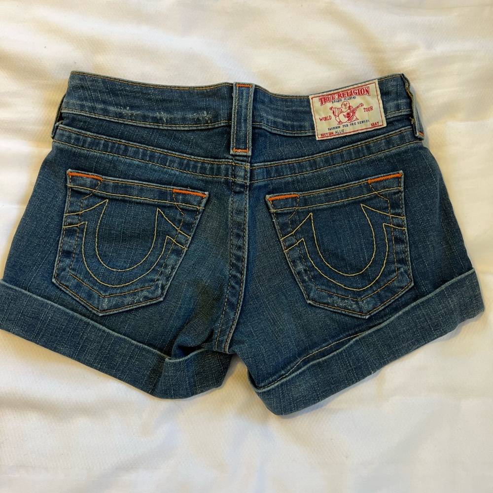 True Religion Jean Shorts Size 26